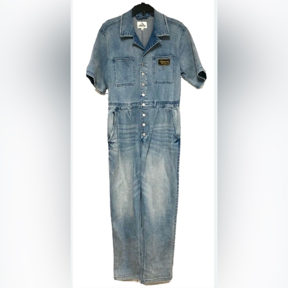 VINTAGE JORDACHE MOTORCYCLE CLUB ROMPER